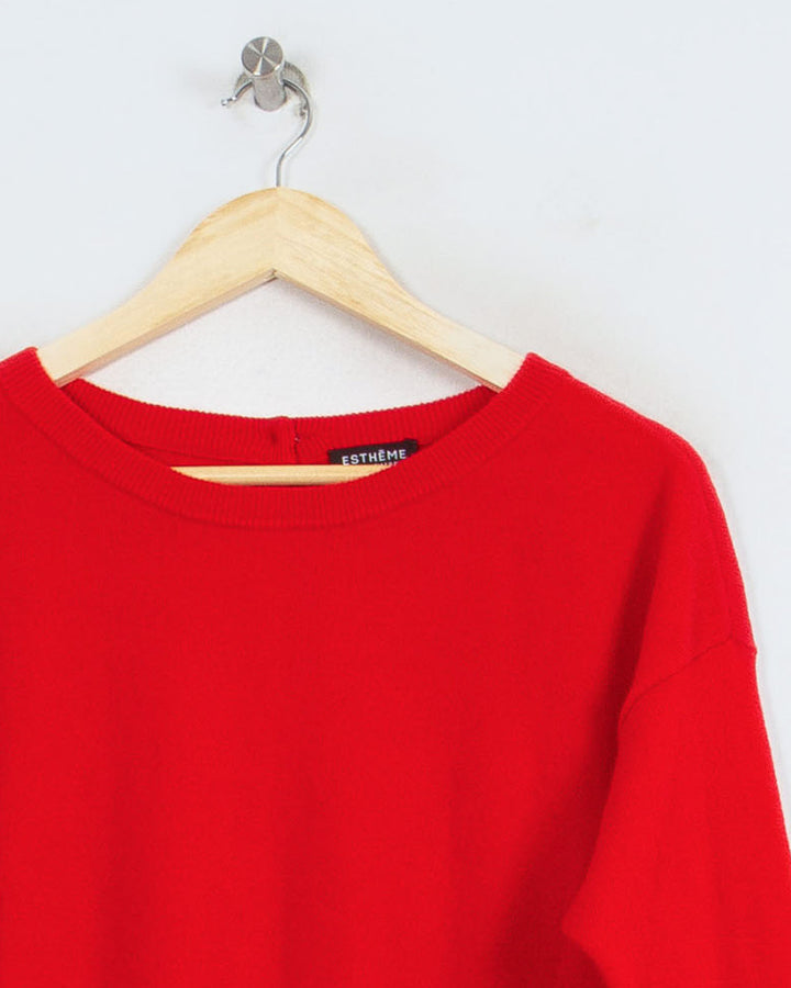 AUTRES COL ROND ROUGE
