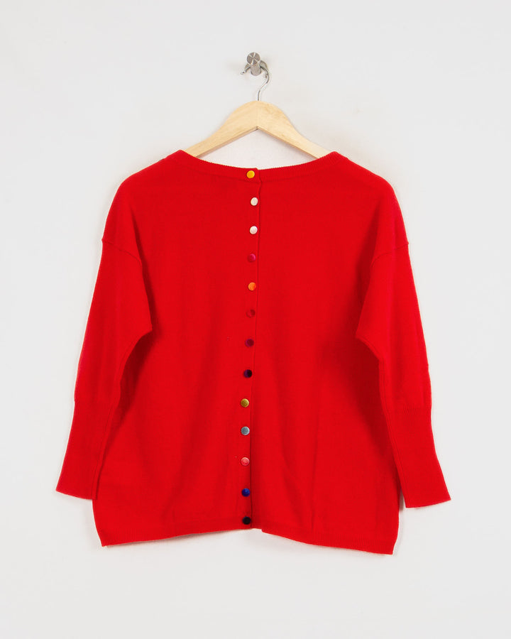 AUTRES COL ROND ROUGE