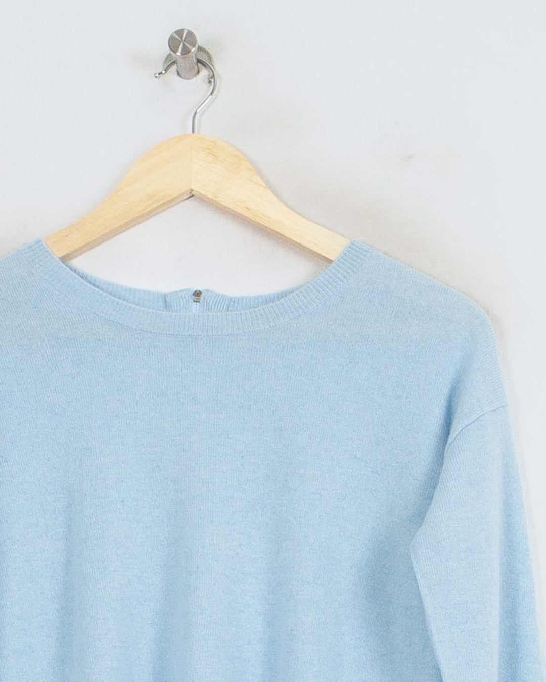Pull Col Rond cachemire femme bleu - seconde main Revivr (vue 2)