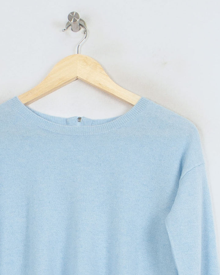 Pull Col Rond cachemire femme bleu - seconde main Revivr (vue 2)