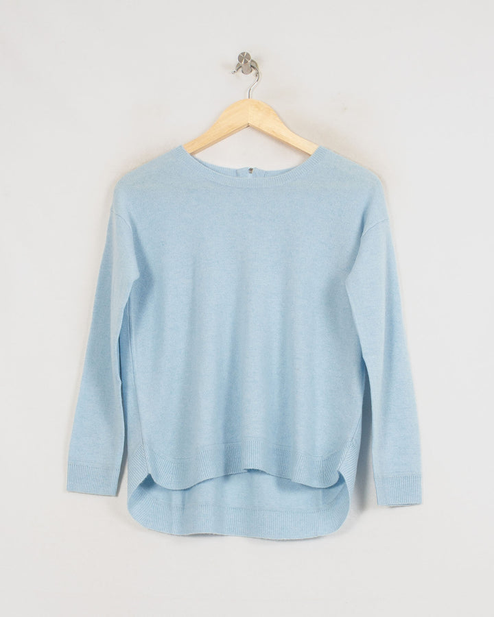 Pull Col Rond cachemire femme bleu - seconde main Revivr (vue 3)