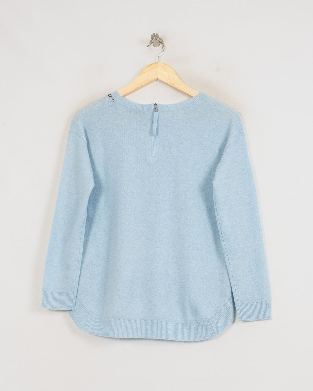 Pull Col Rond cachemire femme bleu - seconde main Revivr (vue 4)