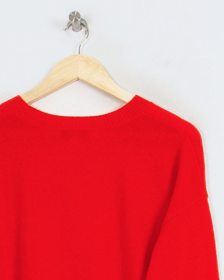 Pull Col Rond cachemire femme rouge - seconde main Revivr (vue 2)
