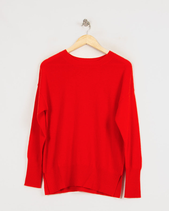 Pull Col Rond cachemire femme rouge - seconde main Revivr (vue 4)