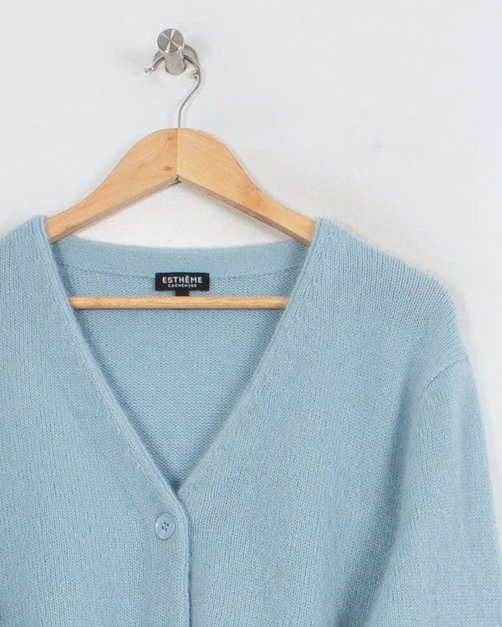 Cardigan cachemire femme bleu - seconde main Revivr (vue 2)