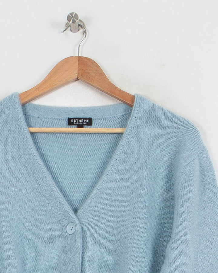 Cardigan cachemire femme bleu - seconde main Revivr (vue 2)