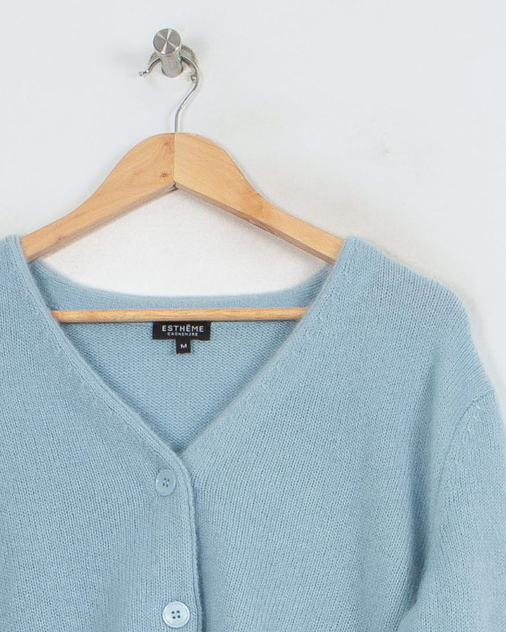 Cardigan cachemire femme bleu - seconde main Revivr (vue 2)