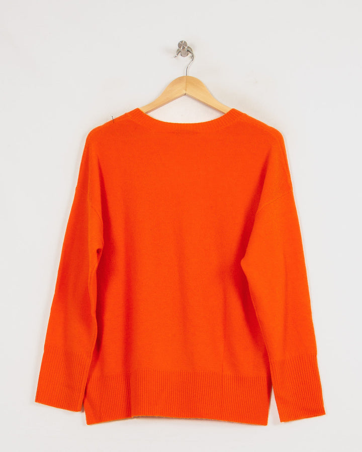 Pull Col Rond cachemire femme orange - seconde main Revivr (vue 4)