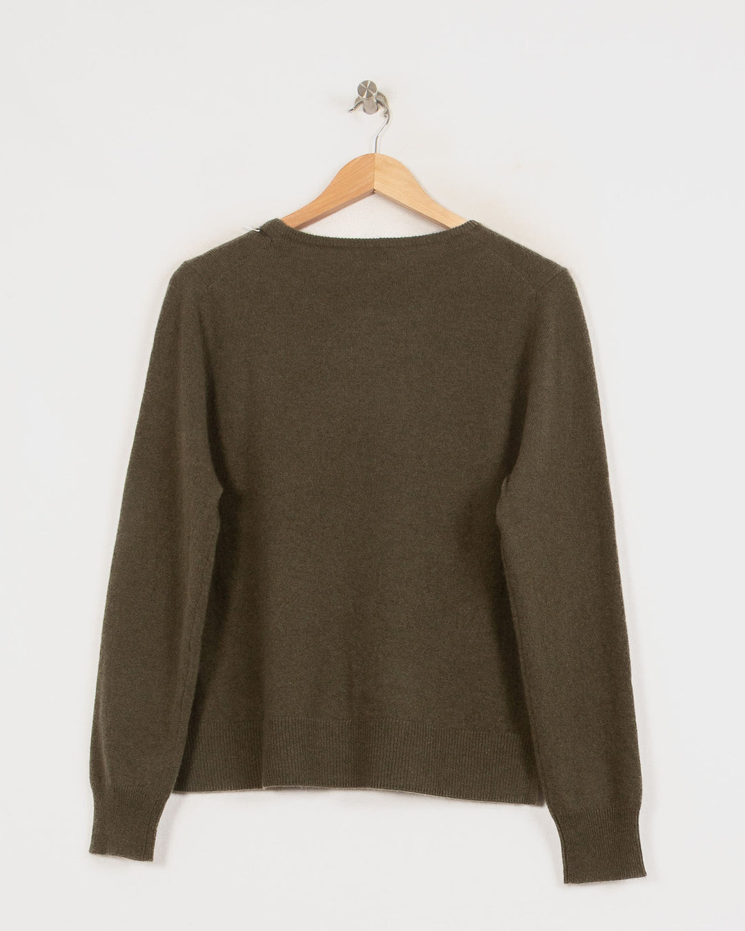 Pull Col Rond cachemire femme vert - seconde main Revivr (vue 4)