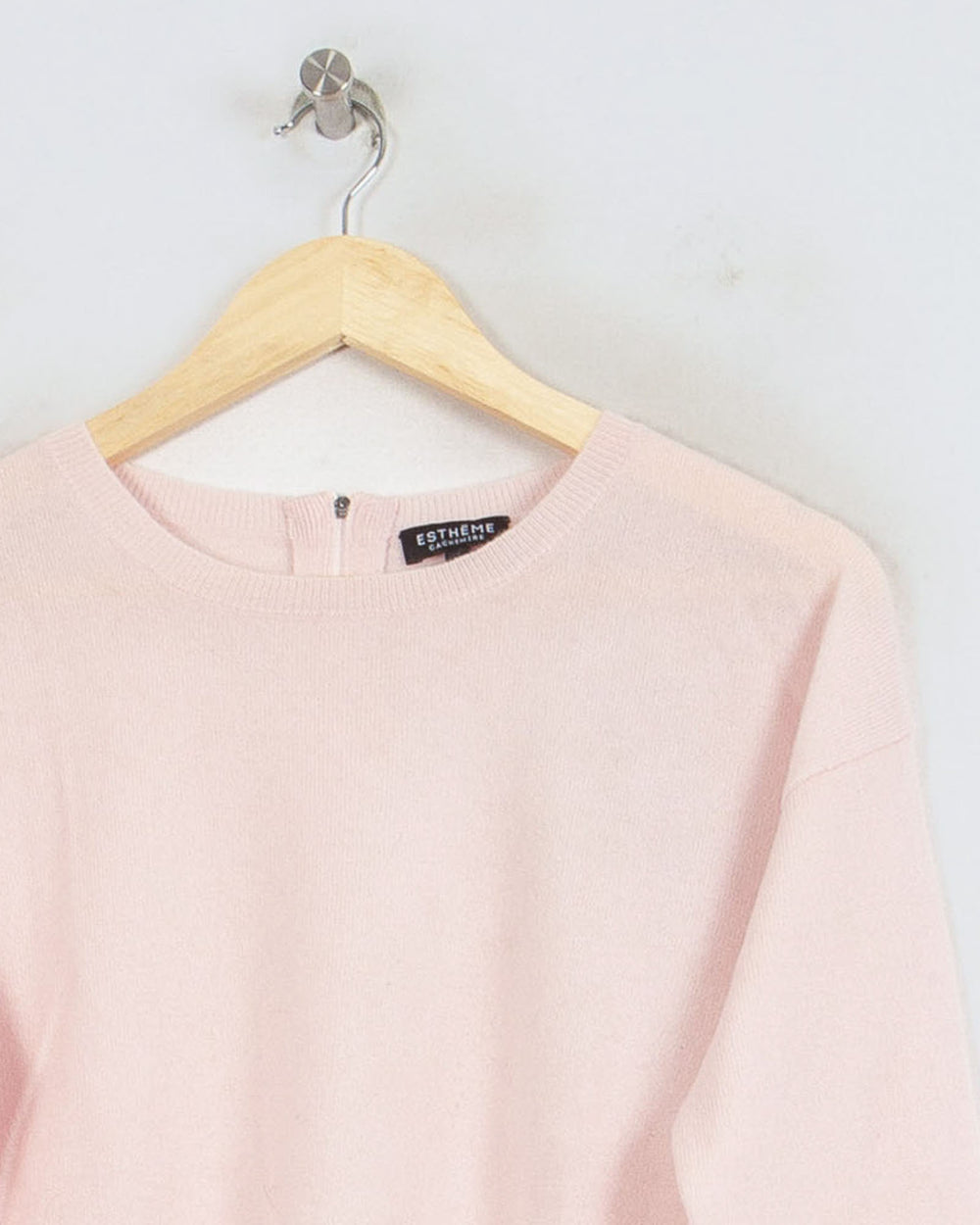 Pull Col Rond cachemire femme rose - seconde main Revivr (vue 2)