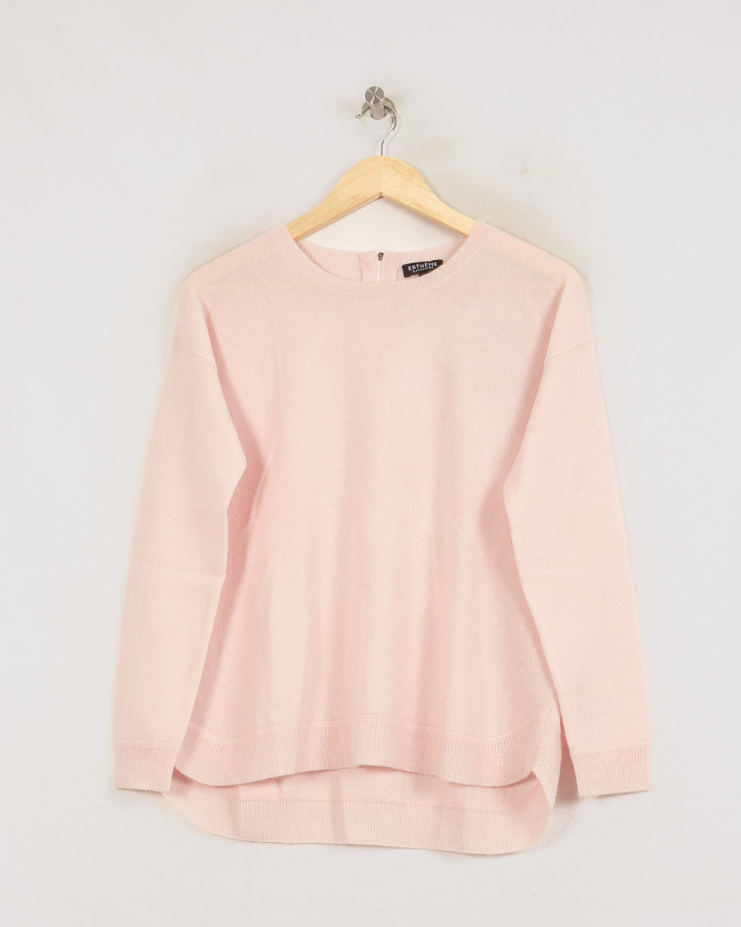 Pull Col Rond cachemire femme rose - seconde main Revivr (vue 3)