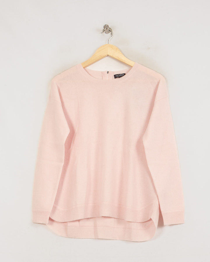Pull Col Rond cachemire femme rose - seconde main Revivr (vue 3)