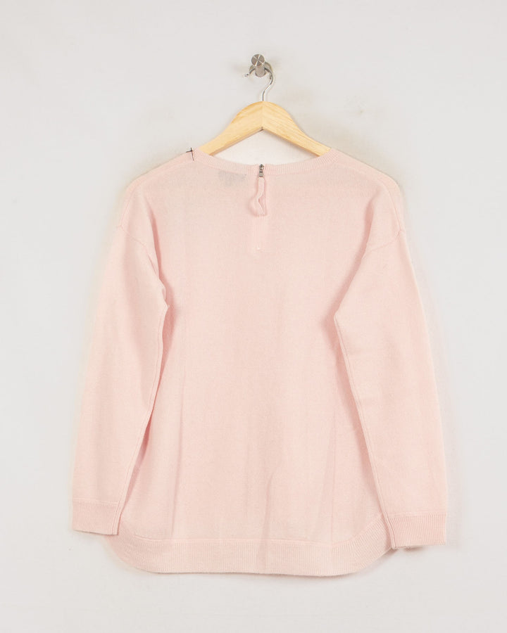 Pull Col Rond cachemire femme rose - seconde main Revivr (vue 4)