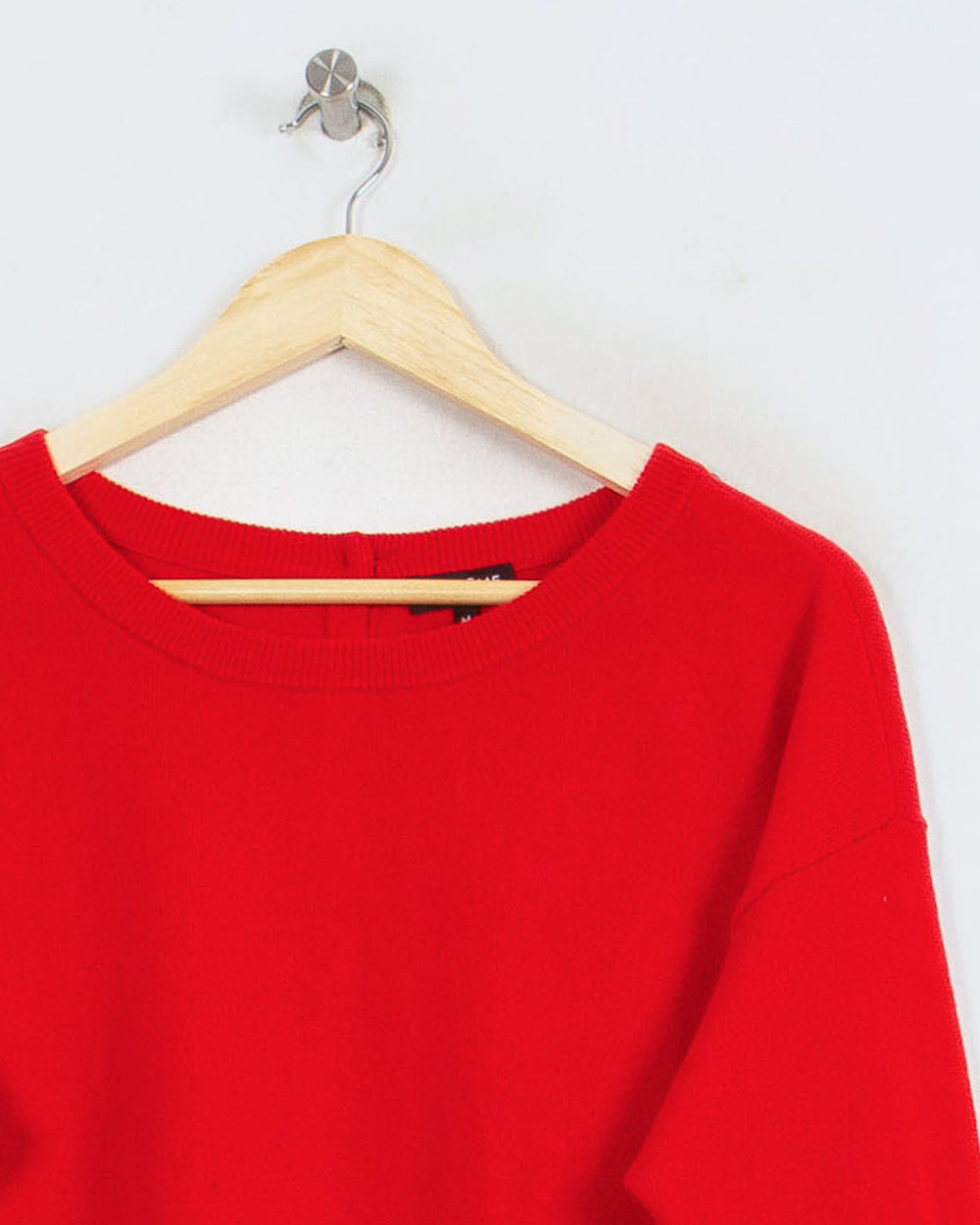 Pull Col Rond cachemire femme rouge - seconde main Revivr (vue 2)