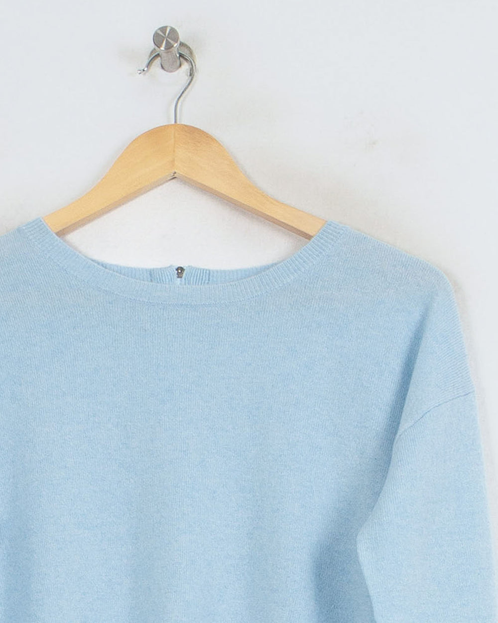 Pull Col Rond cachemire femme bleu - seconde main Revivr (vue 2)