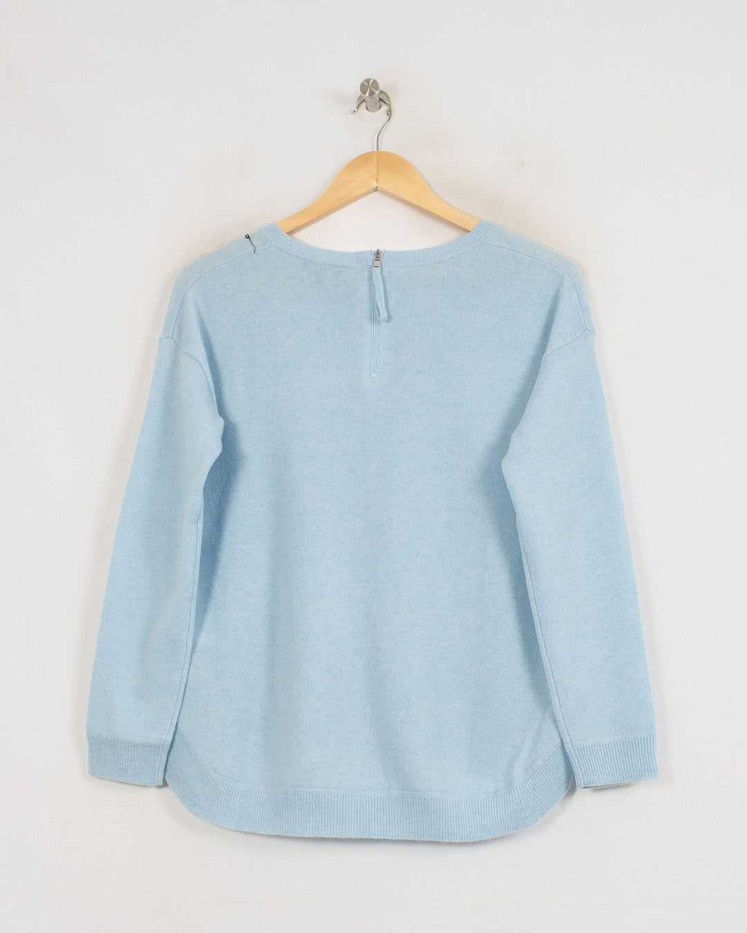 Pull Col Rond cachemire femme bleu - seconde main Revivr (vue 4)