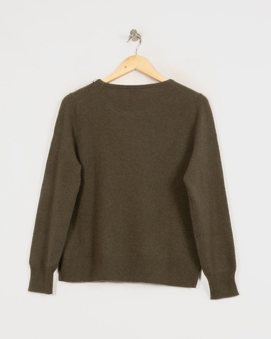 Pull Col Rond cachemire femme vert - seconde main Revivr (vue 4)