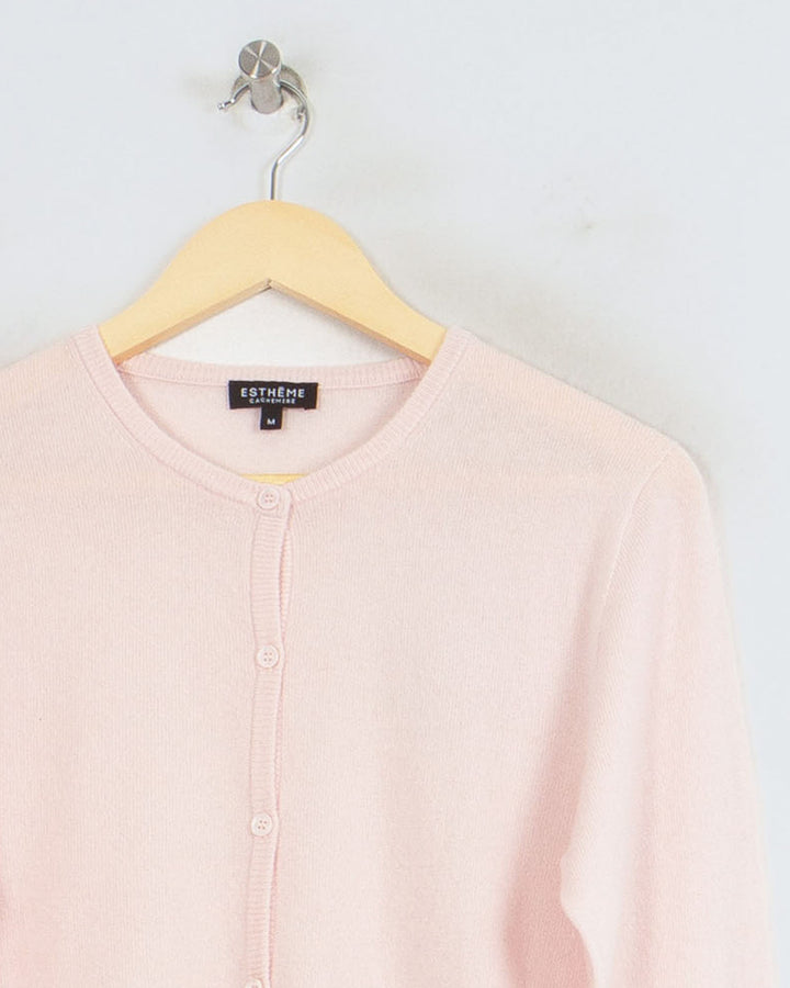 Pull Col Rond cachemire femme rose - seconde main Revivr (vue 2)