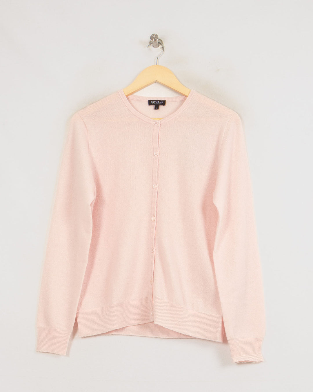 Pull Col Rond cachemire femme rose - seconde main Revivr (vue 3)