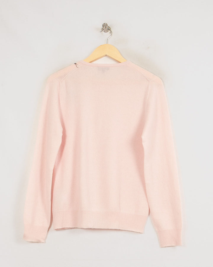 Pull Col Rond cachemire femme rose - seconde main Revivr (vue 4)