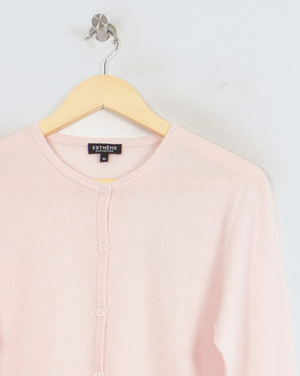 Pull Col Rond cachemire femme rose - seconde main Revivr (vue 2)