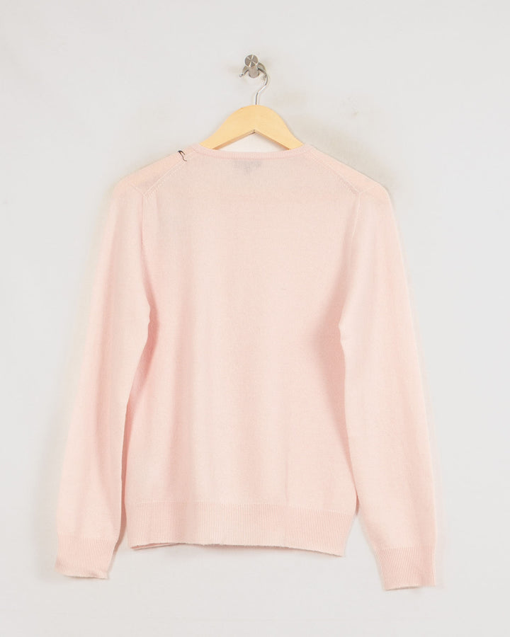 Pull Col Rond cachemire femme rose - seconde main Revivr (vue 4)