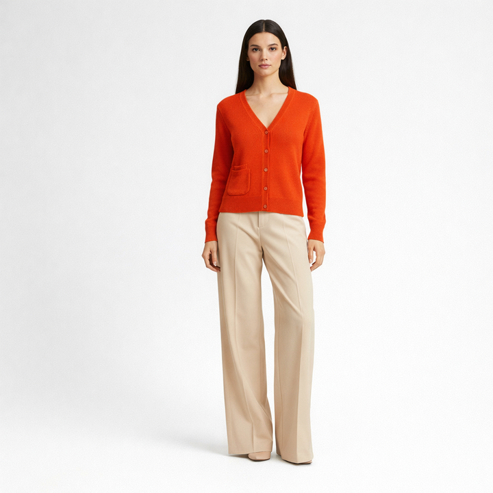 AUTRES CARDIGAN ORANGE