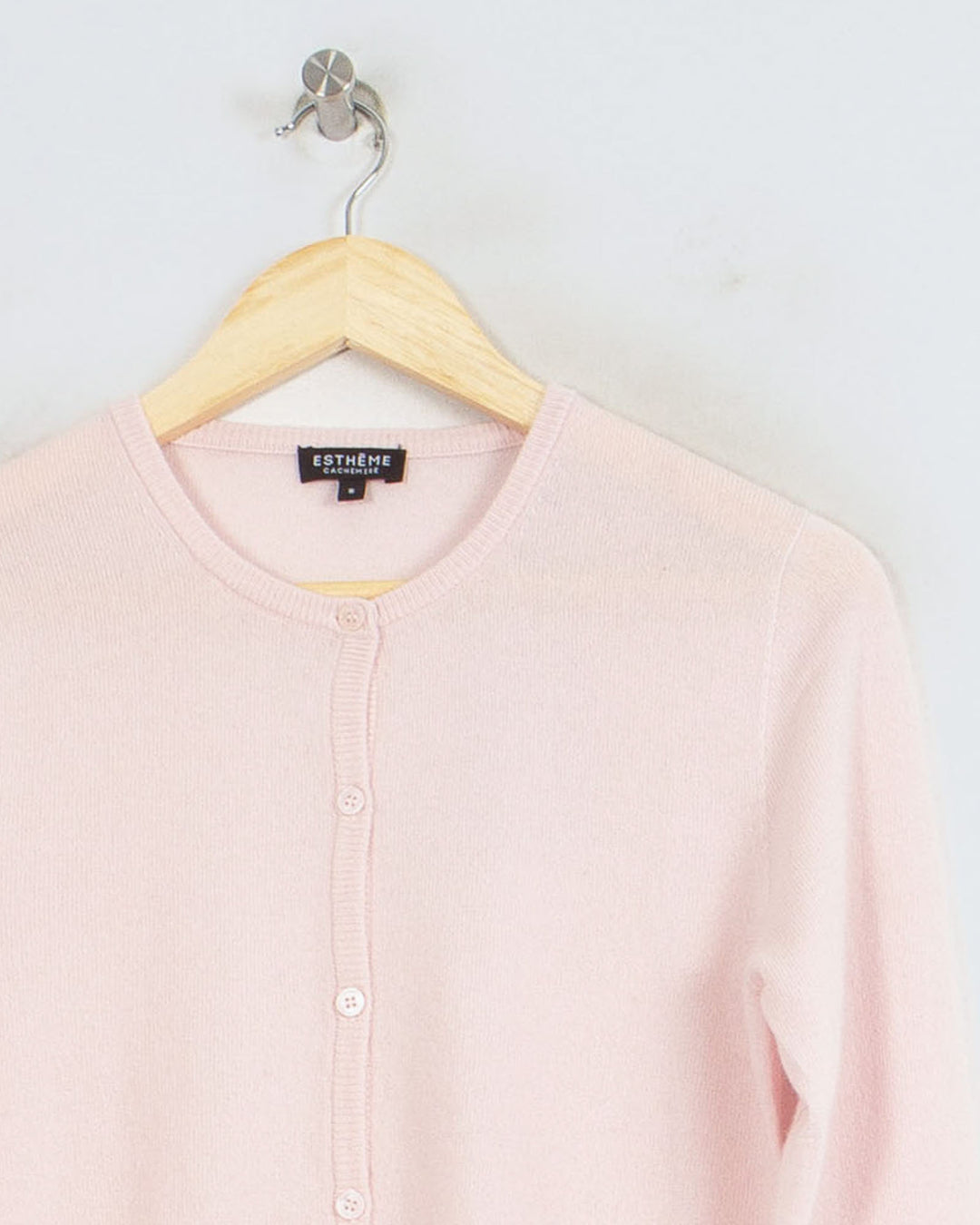 Pull Col Rond cachemire femme rose - seconde main Revivr (vue 2)