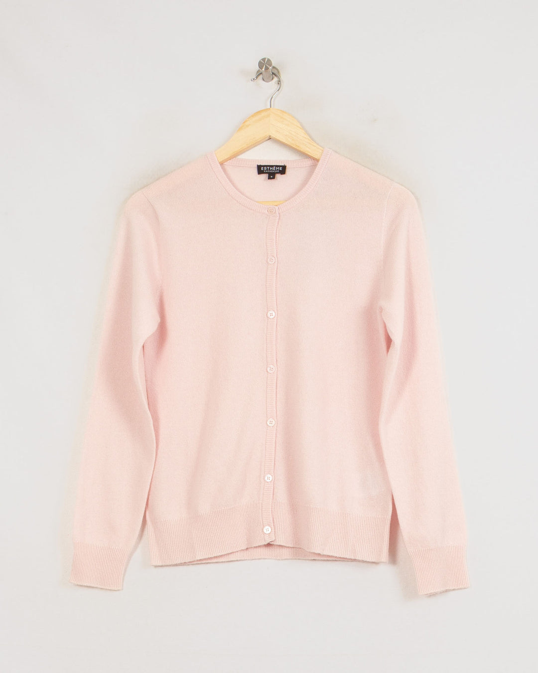 Pull Col Rond cachemire femme rose - seconde main Revivr (vue 3)