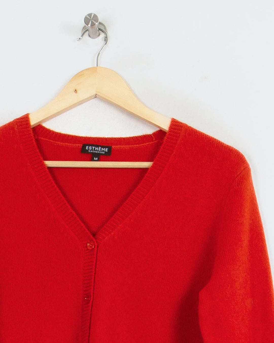 Cardigan cachemire femme orange - seconde main Revivr (vue 2)
