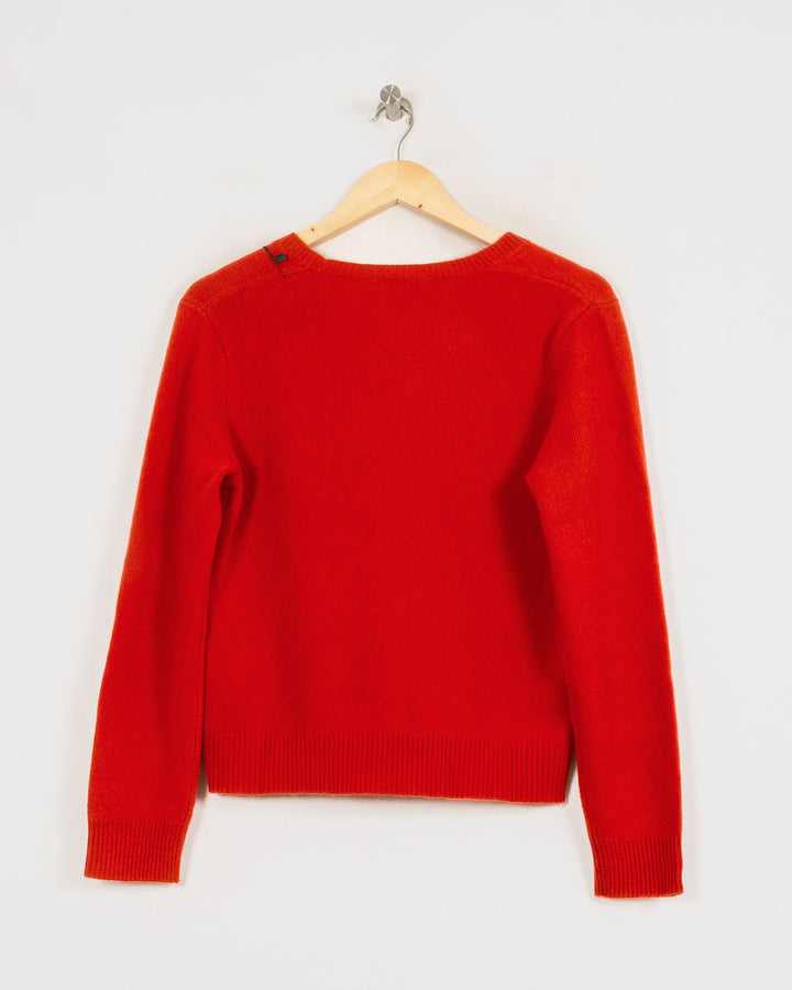 Cardigan cachemire femme orange - seconde main Revivr (vue 4)