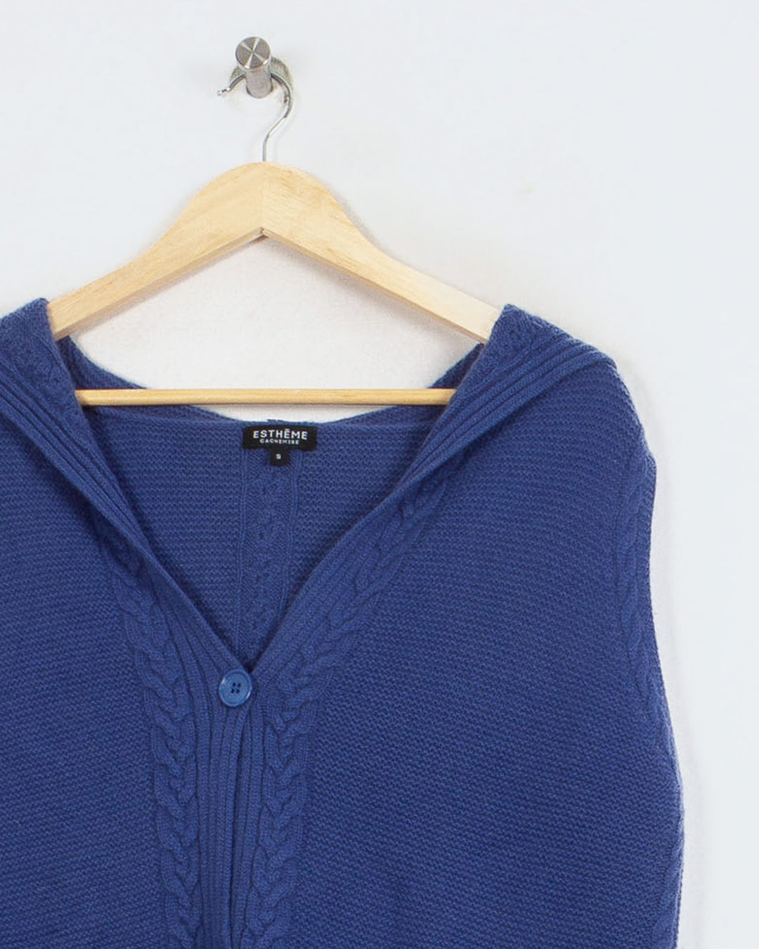 Cardigan cachemire femme bleu - seconde main Revivr (vue 2)