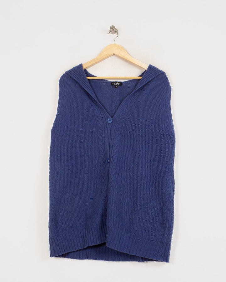Cardigan cachemire femme bleu - seconde main Revivr (vue 3)