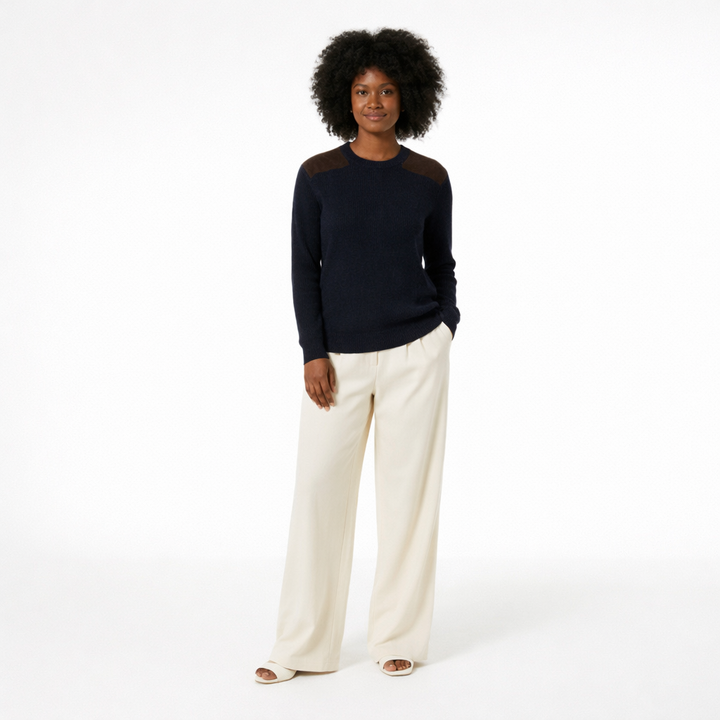 ERIC BOMPARD COL ROND BLEU