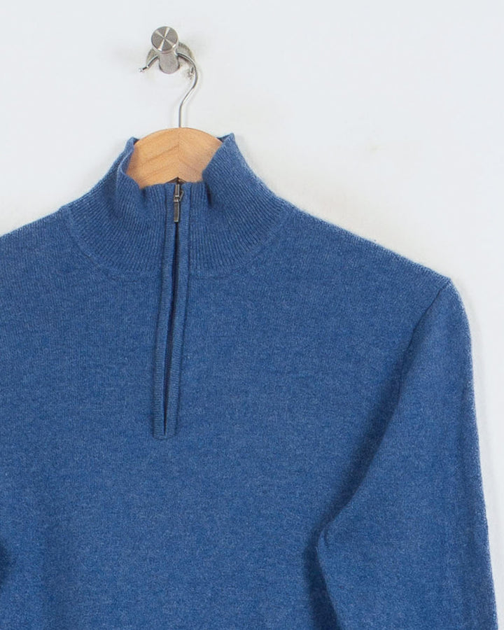 Pull Col Rond cachemire femme bleu - seconde main Revivr (vue 2)