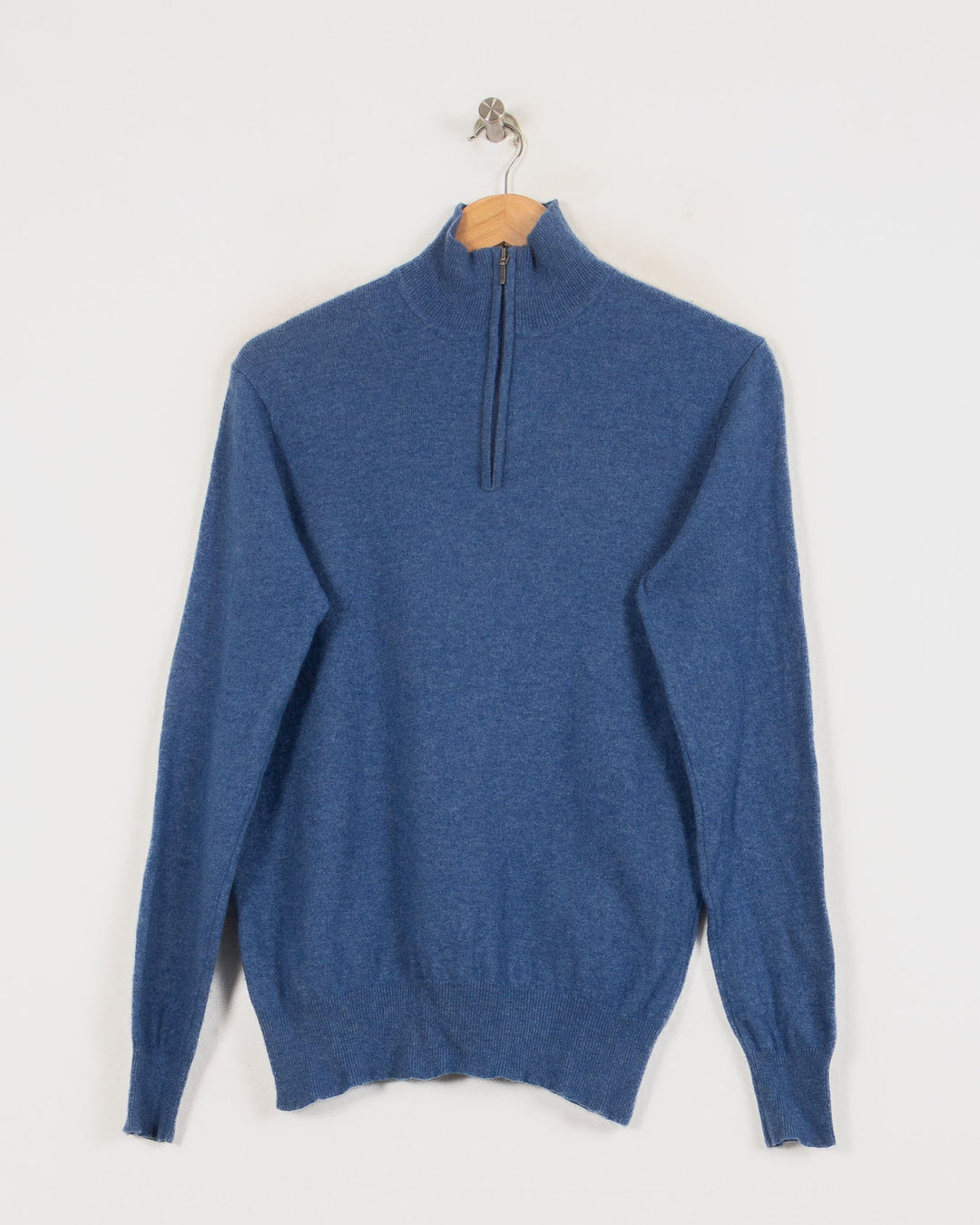 Pull Col Rond cachemire femme bleu - seconde main Revivr (vue 3)