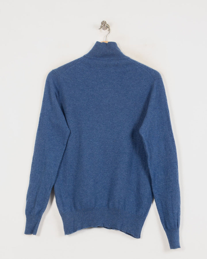 Pull Col Rond cachemire femme bleu - seconde main Revivr (vue 4)