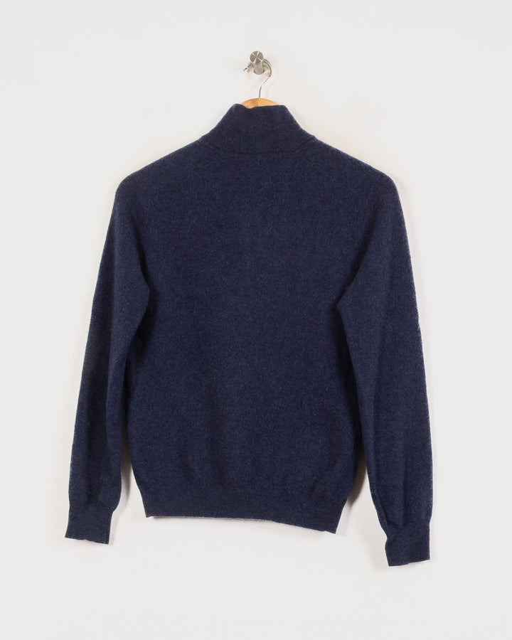 Pull Col Rond cachemire femme bleu - seconde main Revivr (vue 4)