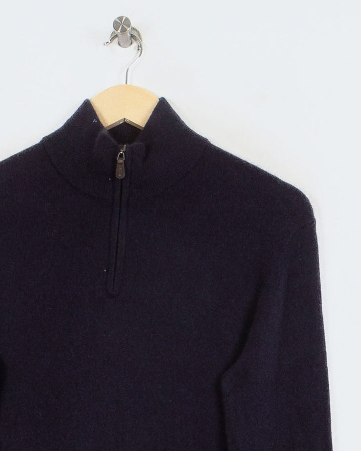 Pull Col Rond cachemire femme bleu - seconde main Revivr (vue 2)
