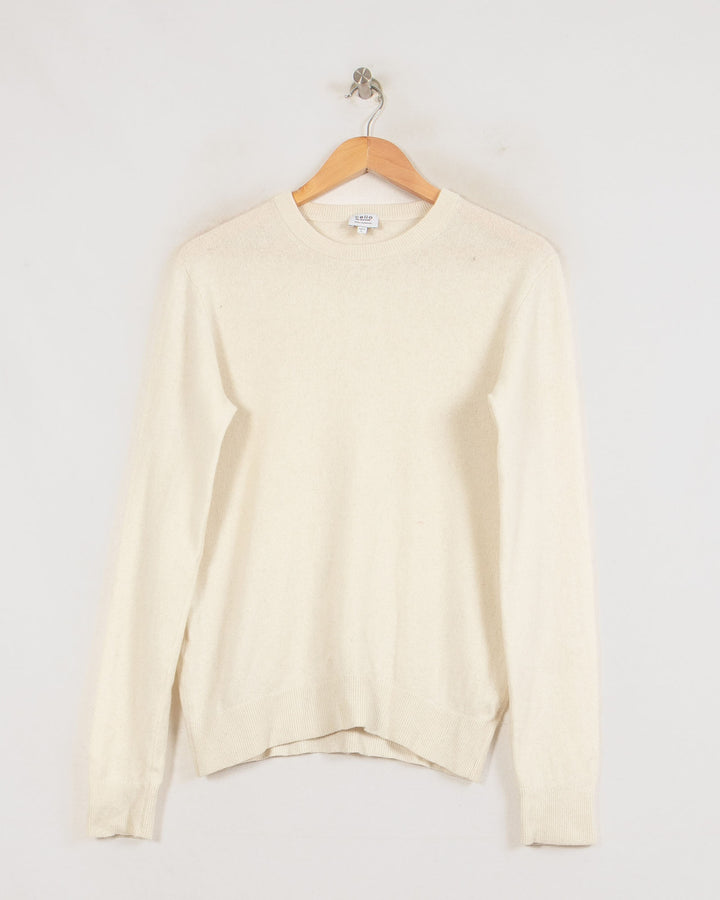Pull Col Rond cachemire femme beige - seconde main Revivr (vue 3)