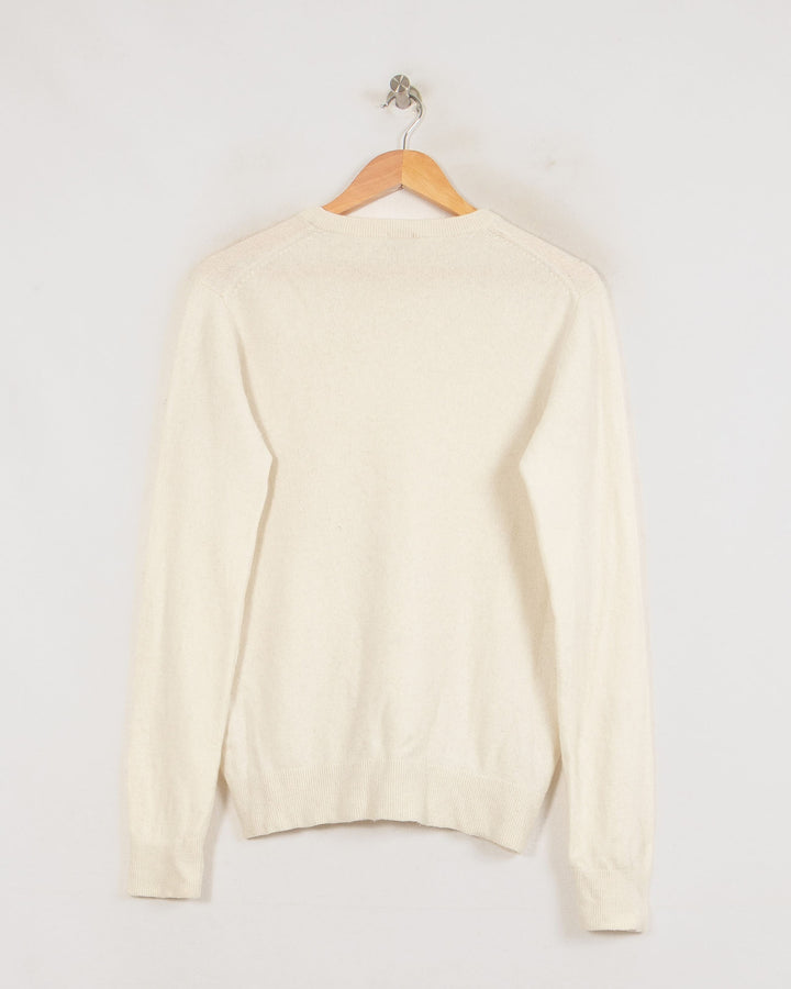Pull Col Rond cachemire femme beige - seconde main Revivr (vue 4)