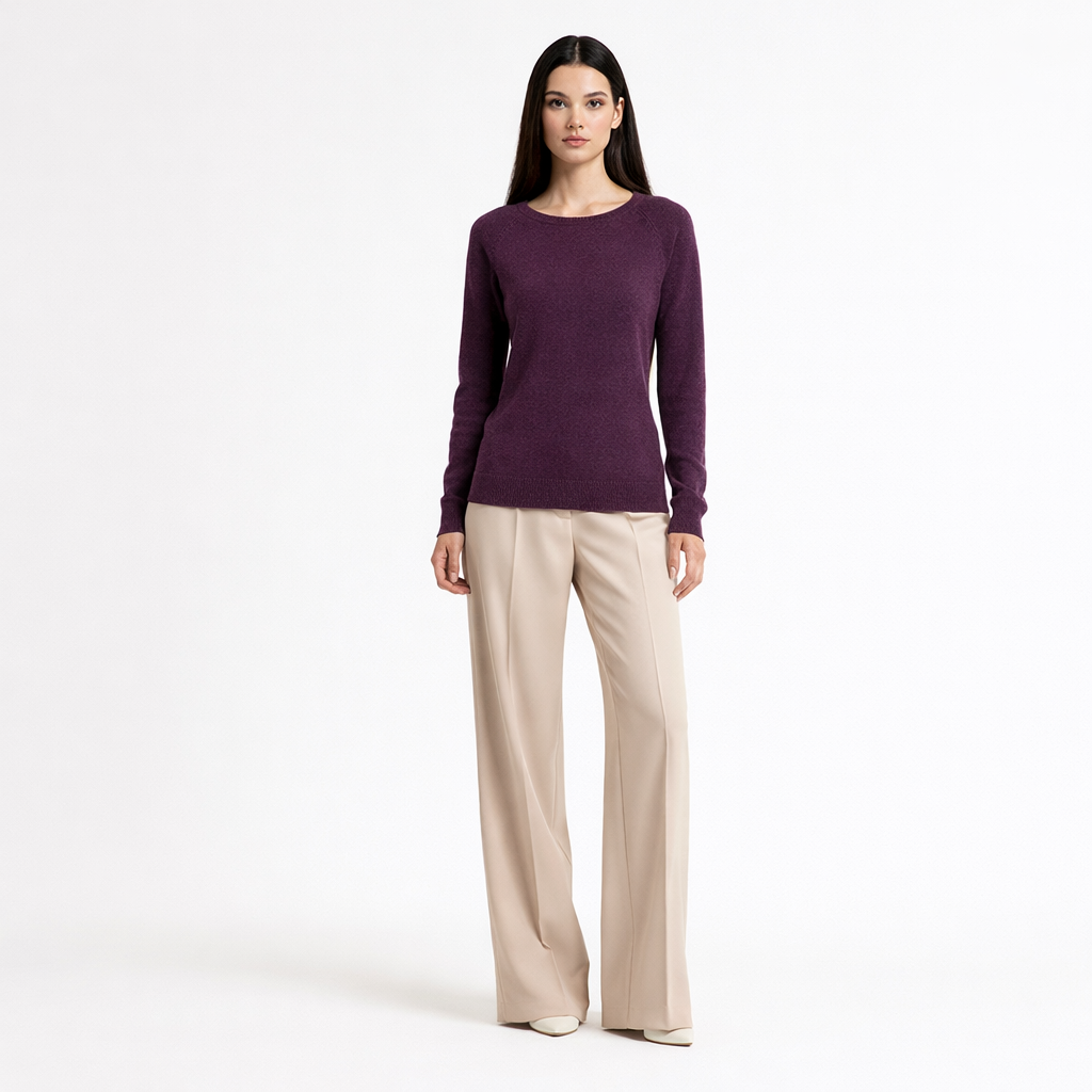 ERIC BOMPARD COL ROND VIOLET