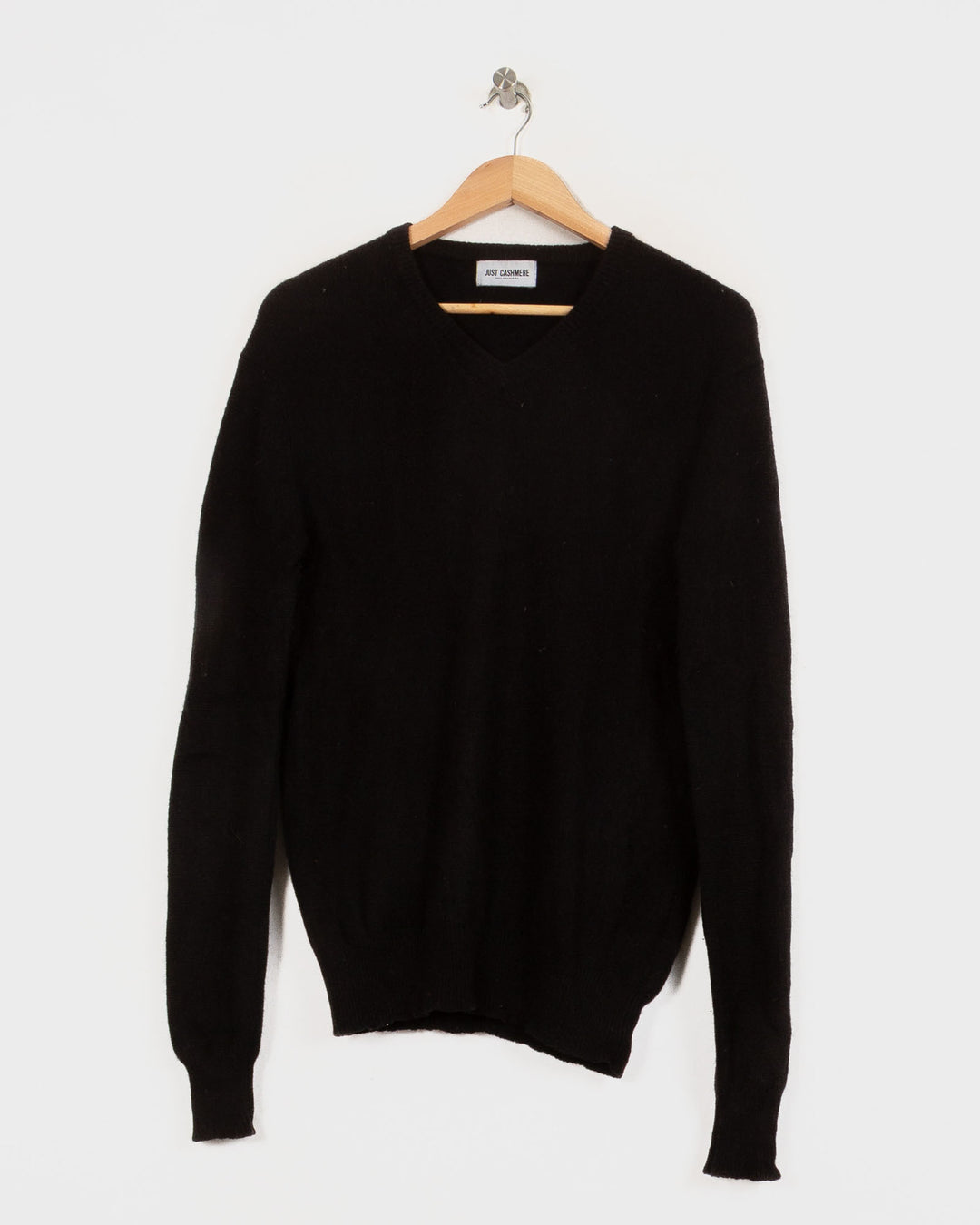 Just Cashmere Col V Noir