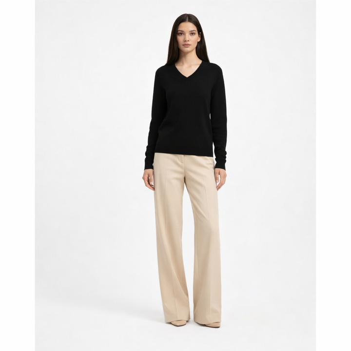 JUST CASHMERE COL V NOIR