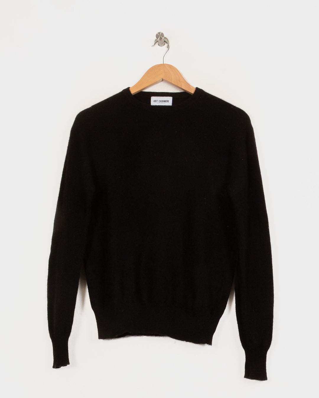 Just Cashmere Col Rond Noir