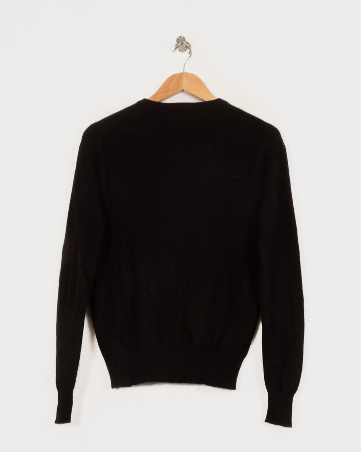 Just Cashmere Col Rond Noir