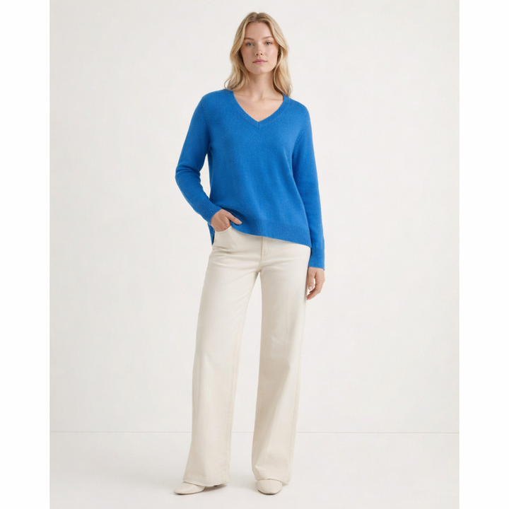 ERIC BOMPARD COL V BLEU
