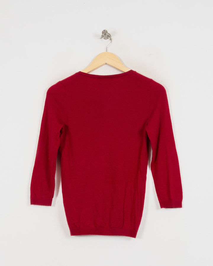 ERIC BOMPARD COL ROND BORDEAUX