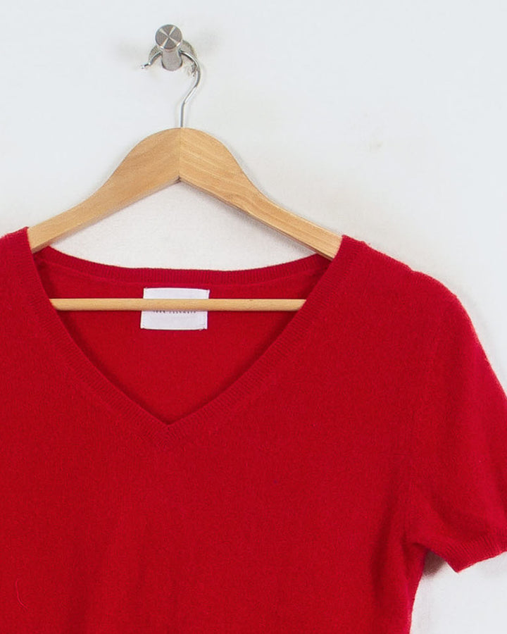 Perfect Cashmere Col V Rouge