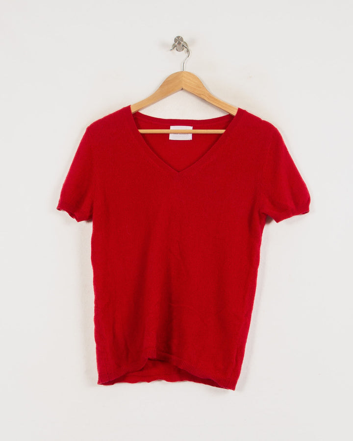 Perfect Cashmere Col V Rouge